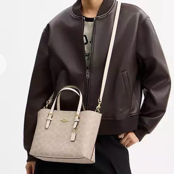 COACH Mollie Tote Bag 25 In Signature Canvas - Picture 5 of 9